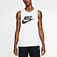 NIKE 背心 男款 運動背心 AS M NSW TANK ICON FUTURA 白 AR4992-101 product thumbnail 1