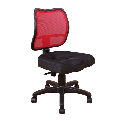 DFhouse 蒂亞-3D坐墊職員椅-無扶手(紅色)