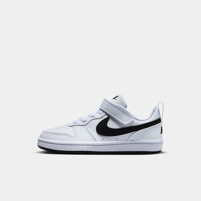 NIKE COURT BOROUGH LOW RECRAFT (PS) 男女小童休閒鞋-白黑-DV5457104