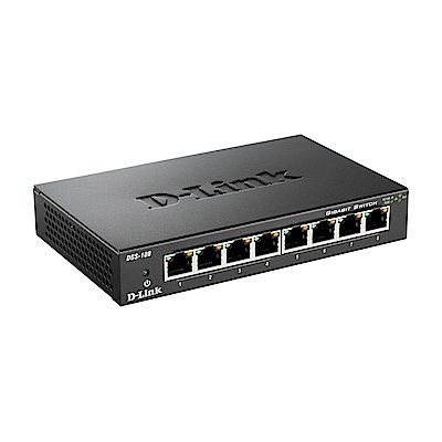 D-Link 友訊 DGS-108 8port Switch 8埠Gigabit 專業級鋼殼 桌上型壁掛型交換器 | 交換器 | Yahoo奇摩購物中心