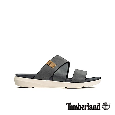 Timberland 女款鐵灰色平底露跟涼鞋|A1XPS