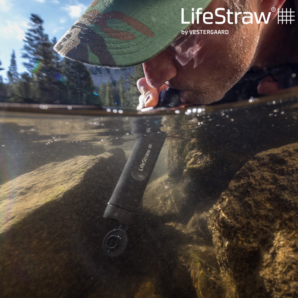 LifeStraw 頂峰生命淨水吸管 PEAK SERIES STRAW｜深灰