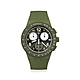 Swatch Chrono 原創系列手錶 NOTHING BASIC ABOUT GREEN 三眼計時 運動錶 綠 (34mm) 男錶 女錶 手錶 瑞士錶 錶 product thumbnail 1