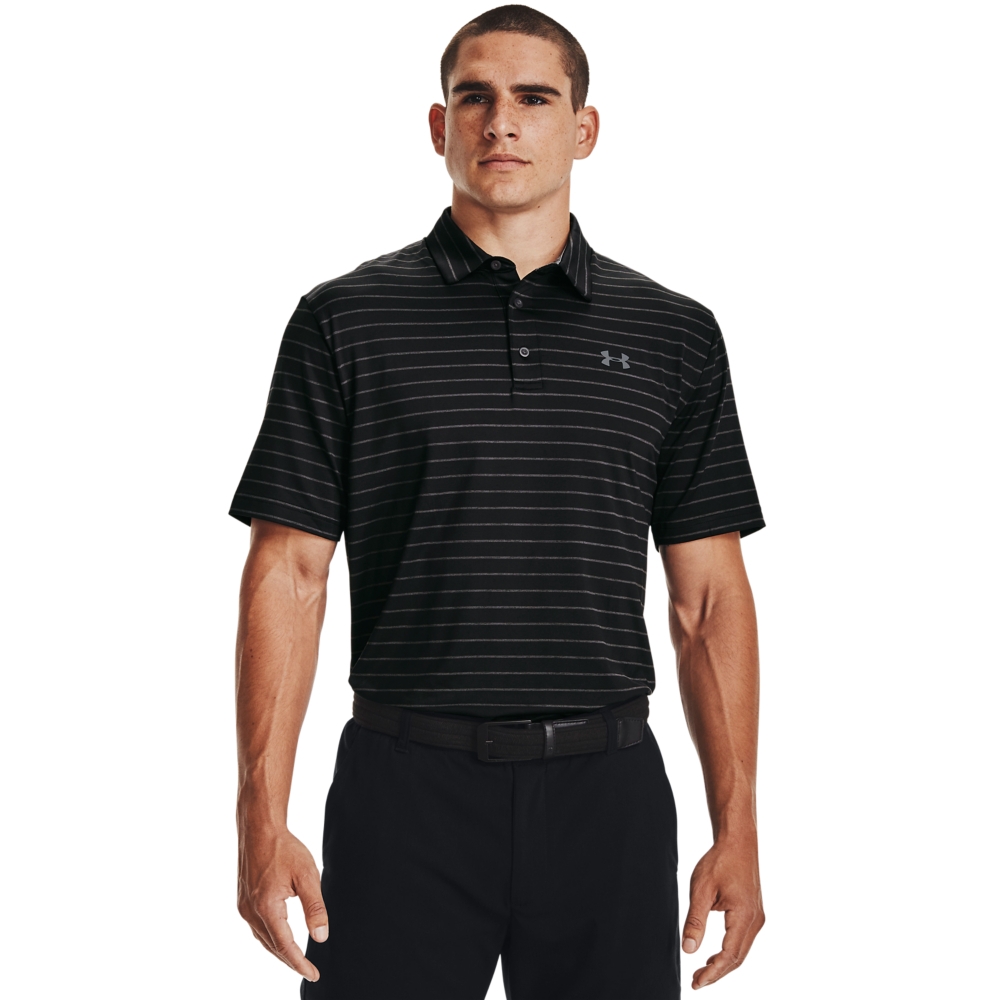 【UNDER ARMOUR】男 Playoff 短POLO_1351130-001