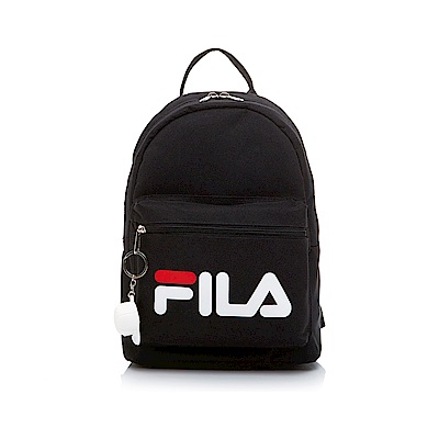 FILA LOGO後背包附鑰匙圈-黑 BPT-1402-BK