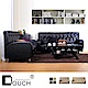 【COUCH】千代田晶鑽2+3人沙發組(黑色) product thumbnail 1