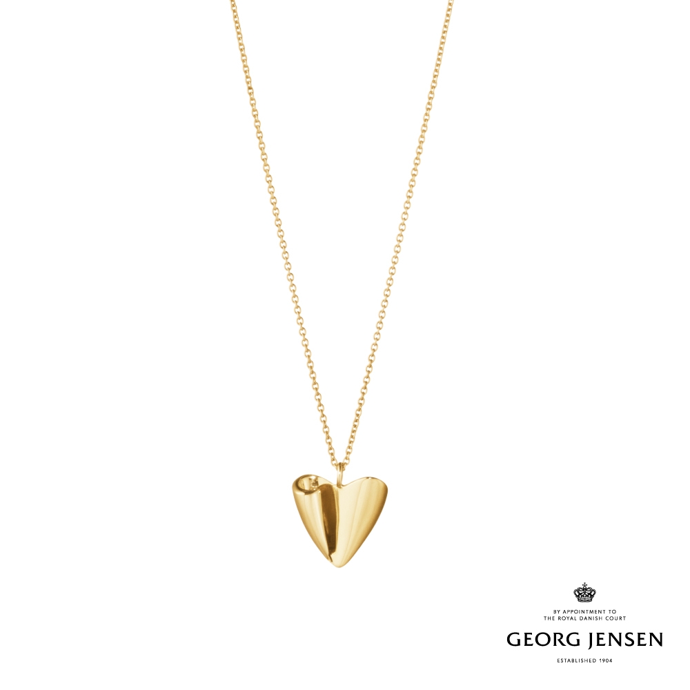 Georg Jensen 喬治傑生 2024 HEART 項鏈 18K黃金 項鍊