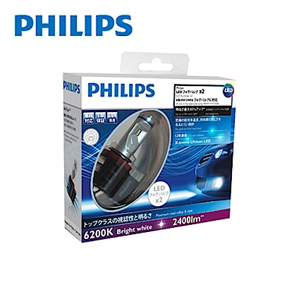 PHILIPS 飛利浦 超晶亮LED霧燈6200K白光(H8/H11/H16)公司貨