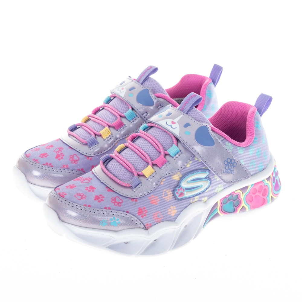 SKECHERS 童鞋 女童系列 燈鞋 PRETTY PAWS - 319301LLVMT