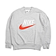 Nike 大學T Trend Over Sweatshirts 男款 厚實面料 雙重縫線 超寬鬆 穿搭 灰 橘 DM5274-050 product thumbnail 1