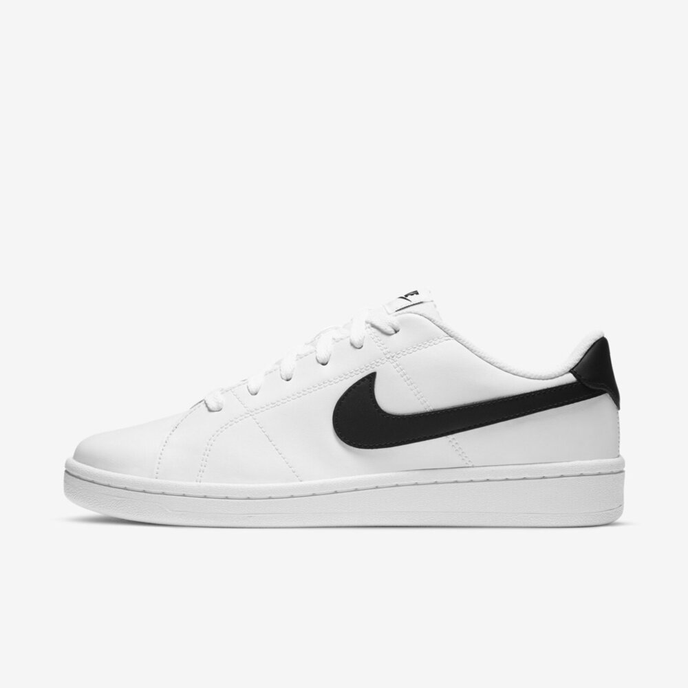 Nike Court Royale 2 [CQ9246-100] 男 休閒鞋 運動 經典 皮革 簡約 舒適 穿搭 白 黑