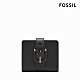 FOSSIL Harwell 真皮馬鞍釦短夾-黑色 SL10029001 product thumbnail 1