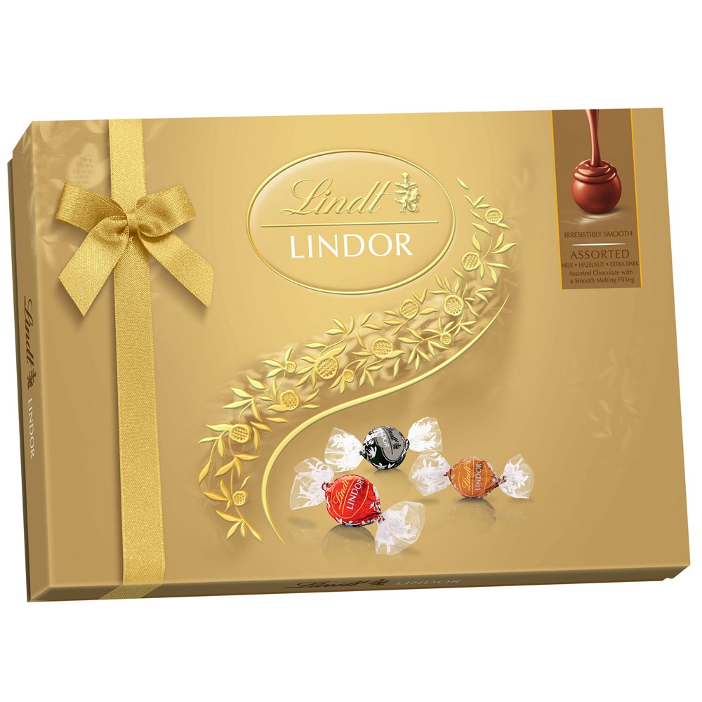 Lindt瑞士蓮 Lindor夾餡綜合巧克力禮盒 14入(168g)