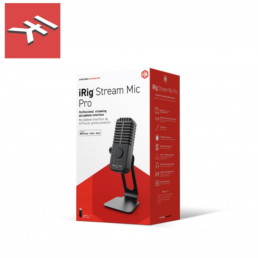 IK Multimedia iRig Stream Mic Pro 行動裝置麥克風