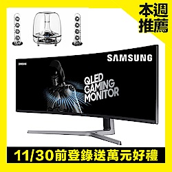 SAMSUNG C49HG90DME 49型 VA曲面商用螢幕