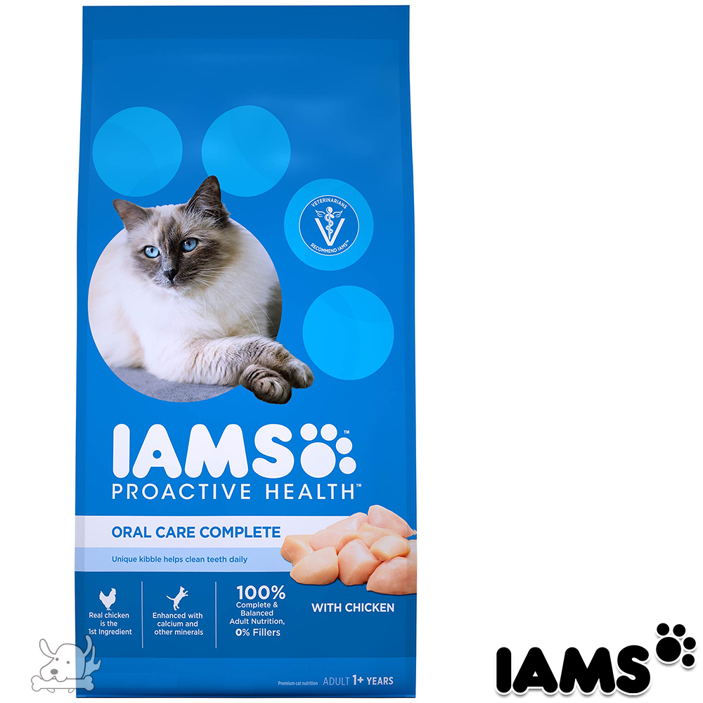 IAMS 愛慕思 健康優活 雞肉 口腔護理 成貓糧 7磅 2包組