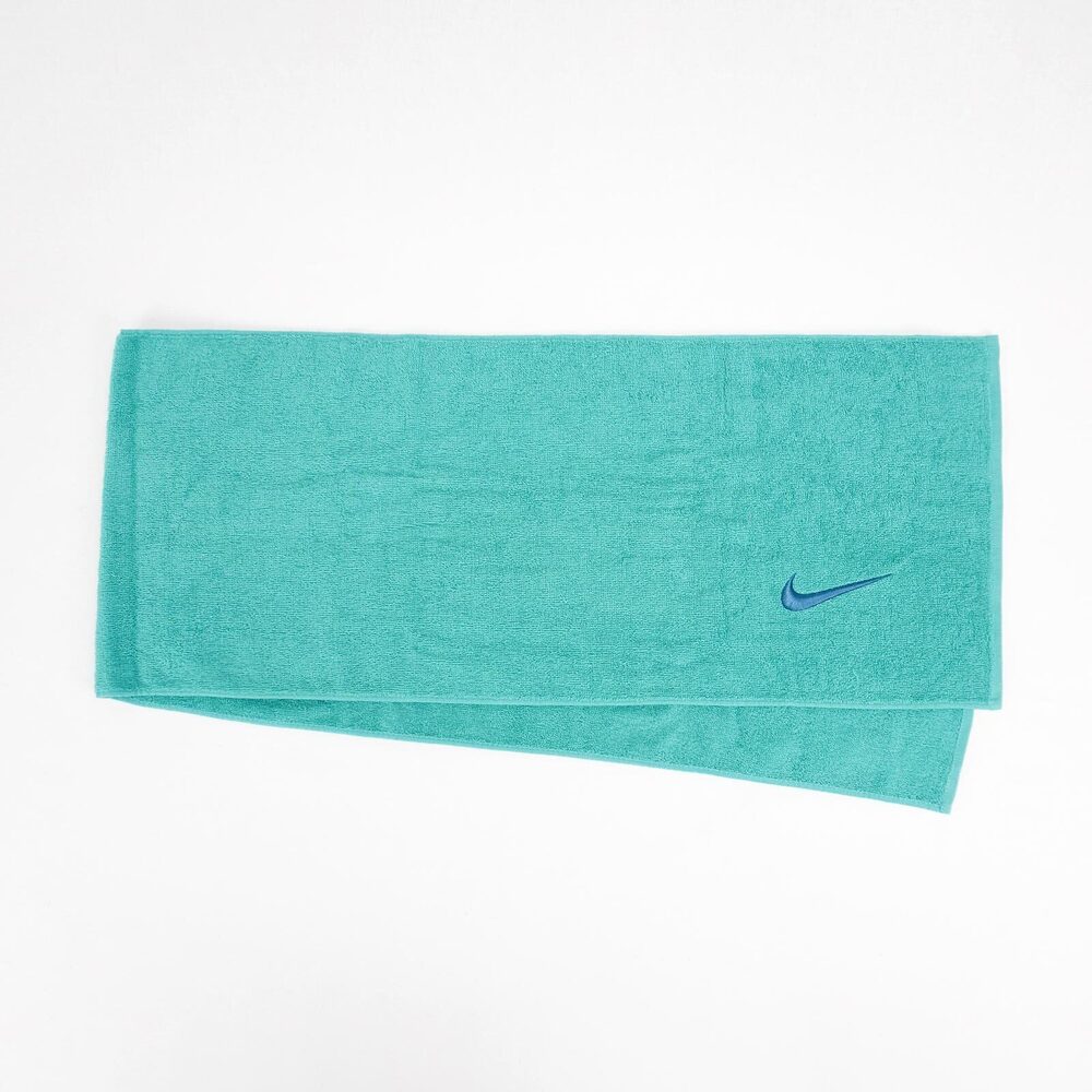 Nike Solid Core [AC9550-304] 毛巾 長形毛巾 運動 健身 居家 游泳 盒裝 棉質 水藍 藍