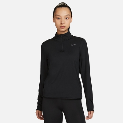 NIKE 上衣 女款 長袖上衣 運動 AS W NK SWIFT ELMNT DF UVHZTOP 黑 FB4317-010