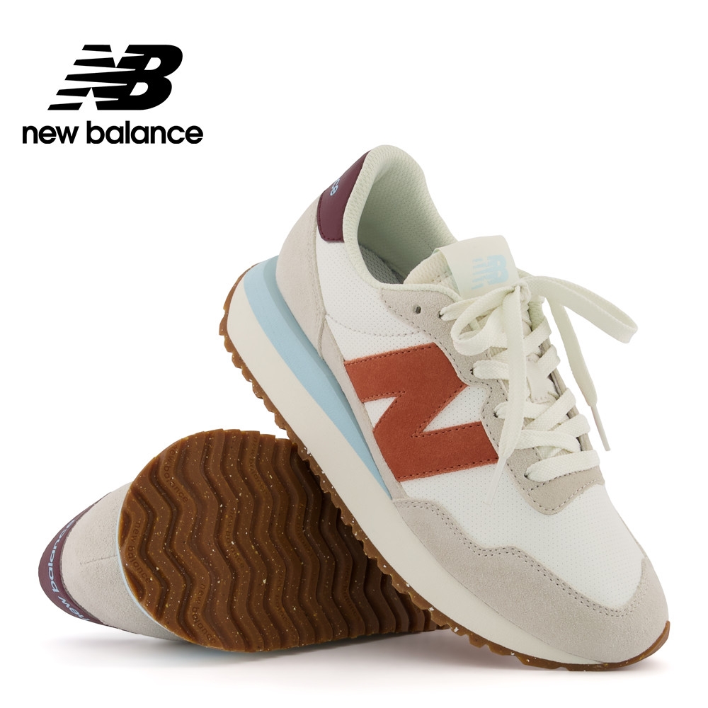 [New Balance]復古鞋_女性_米白橘_WS237BA-B楦