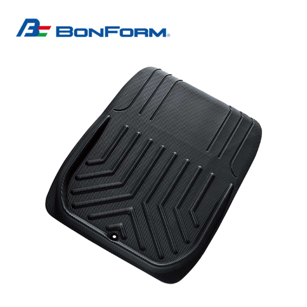 BONFORM 前座、碳纖維可裁抗菌防臭車墊 腳踏墊 B6461-01BK