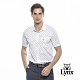 【Lynx Golf】男款吸汗速乾海豚印花胸袋款短袖襯衫-白色 product thumbnail 2