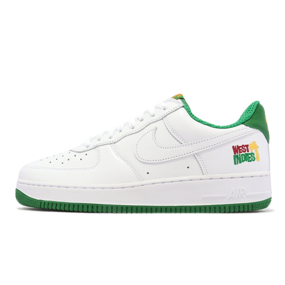 Nike 休閒鞋Air Force 1 Low Retro QS 男鞋白綠AF1 West Indies DX1156