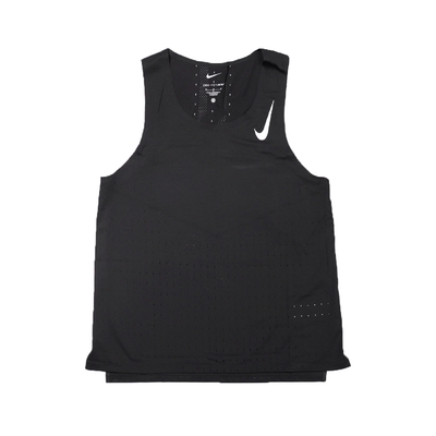 Nike 背心 Dri-FIT Running Top 女款 輕盈順滑面料 修身 透氣 工字型 黑 白 CZ9386-010