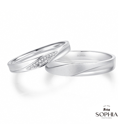 SOPHIA 蘇菲亞珠寶 - 羈絆 950鉑金 結婚對戒