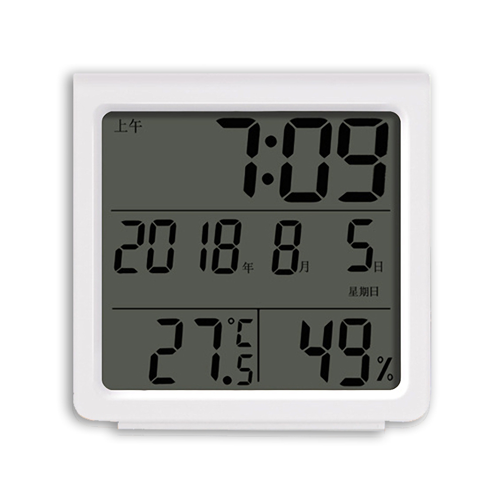 RITERS 多功能溫/濕度計時鐘(RT-S8)