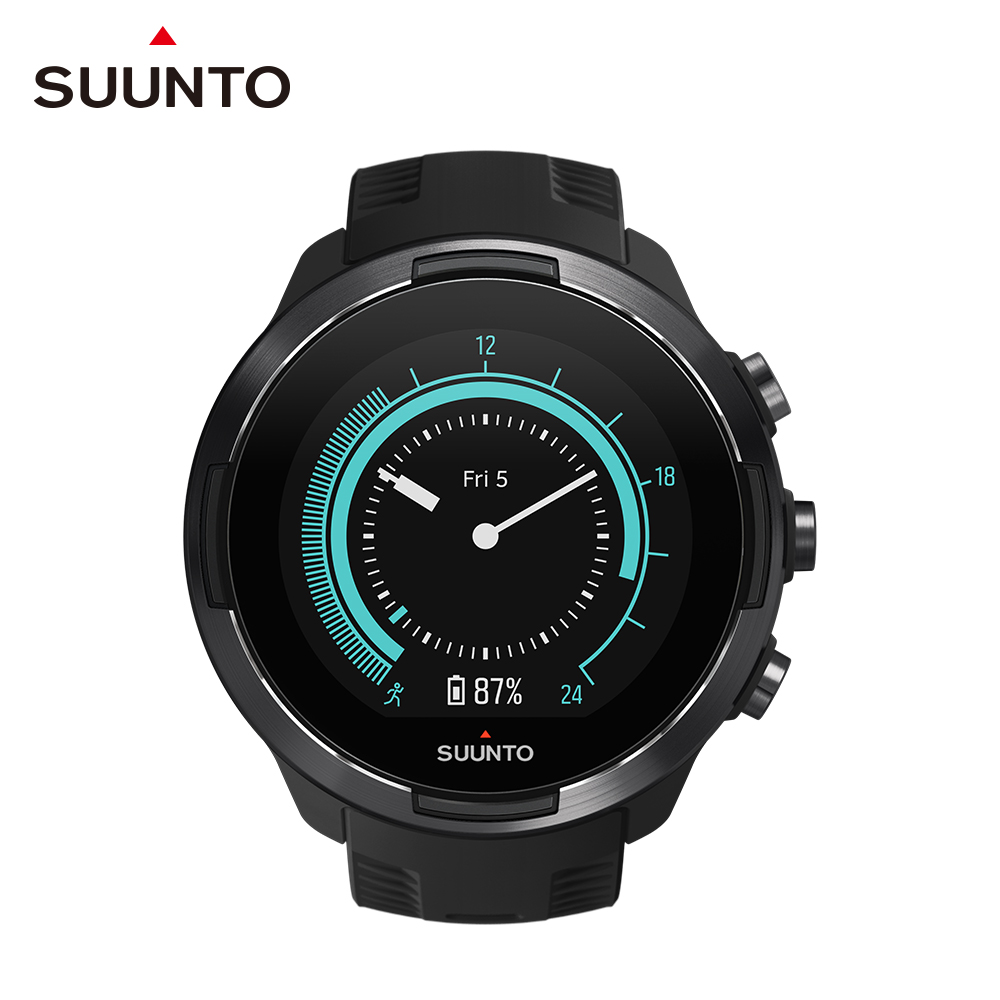 SUUNTO 9 Baro 超長電池續航力及氣壓式高度的多項目運動GPS腕錶 (經典黑)