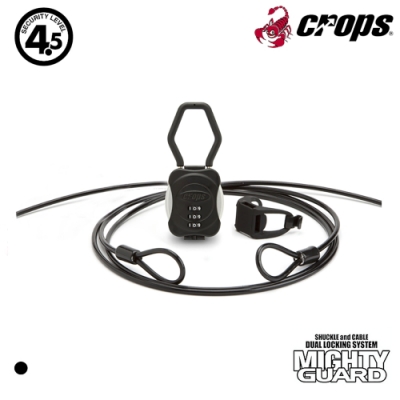 CROPS Mighty Guard 多用途密碼鎖 CP-D3SHW / 黑色