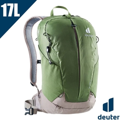 【Deuter】AC LITE 網架直立式透氣背包17L_3420121 松綠