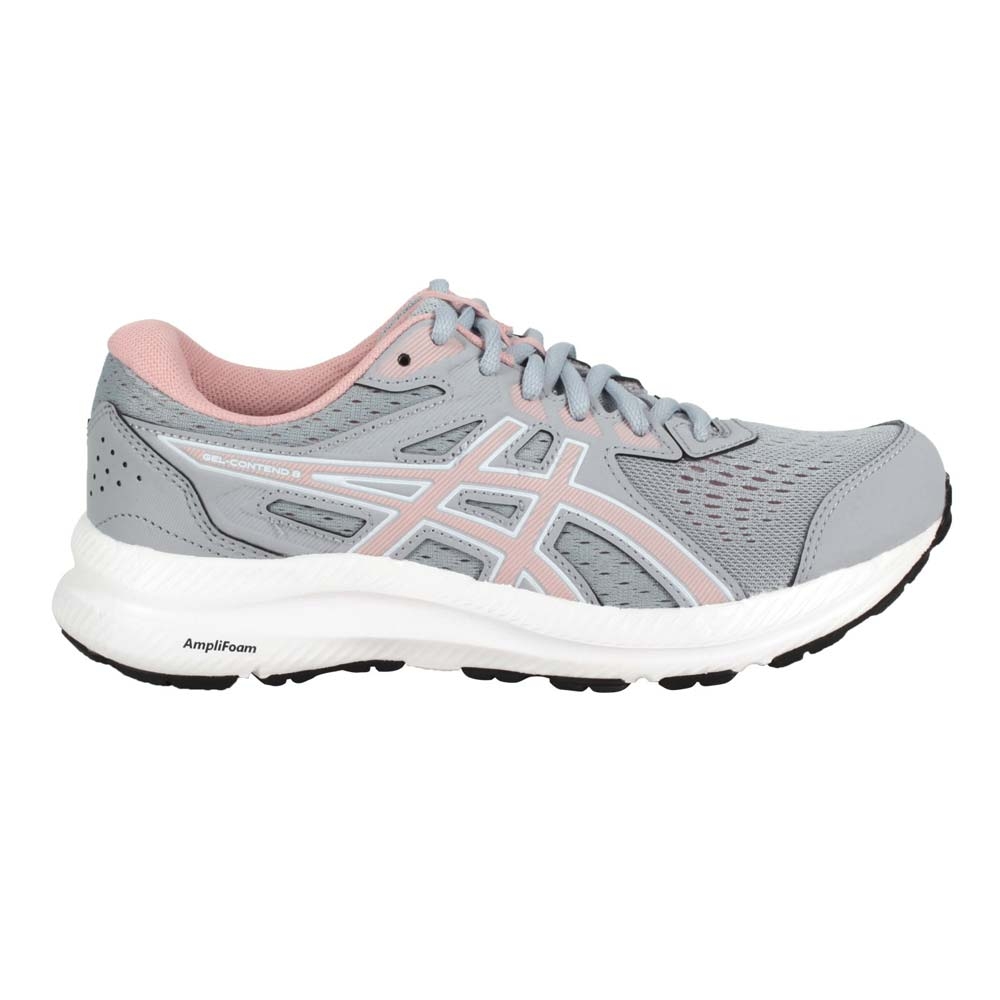 ASICS GEL-CONTEND 8 女慢跑鞋-WIDE- 運動 亞瑟士 1012B319-022 灰粉紅