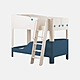 【iloom 怡倫家居】TINKLE-POP 雙層床架組(含兩張兒童床墊 爬梯型-5色) product thumbnail 3