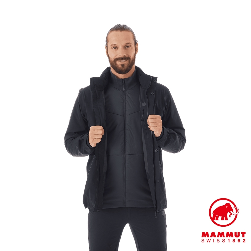 Mammut 長毛象】Trovat 3in1 HS 兩件式外套黑/黑男#1010-27310 | 兩件