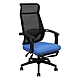 澄境 曲線附頭枕伸縮腳墊辦公椅-4色-椅子/電腦椅/書桌椅/後仰固定/透氣網背/護腰設計/人體工學-DIY product thumbnail 6