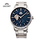 ORIENT 東方錶半鏤空系列 機械錶  藍色 RA-AR0101L product thumbnail 1