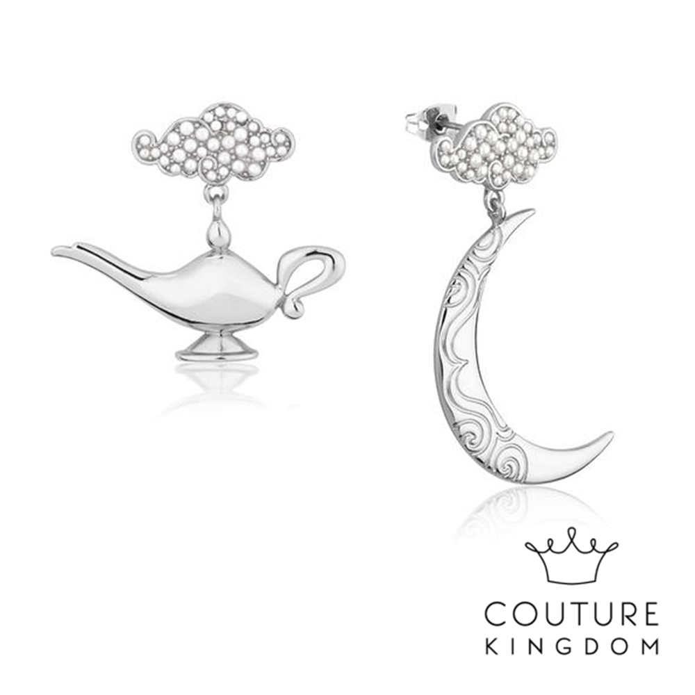 Disney Jewellery by Couture Kingdom 阿拉丁神燈白金耳環