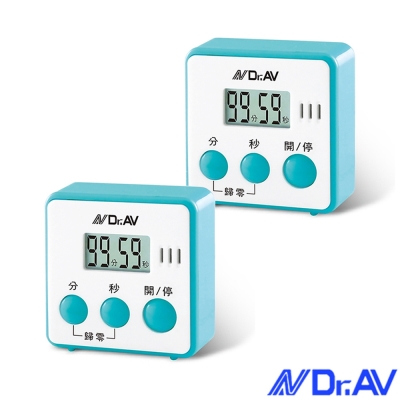 NDr.AV 日式炫彩方型倒時器/2入(TM-A45)