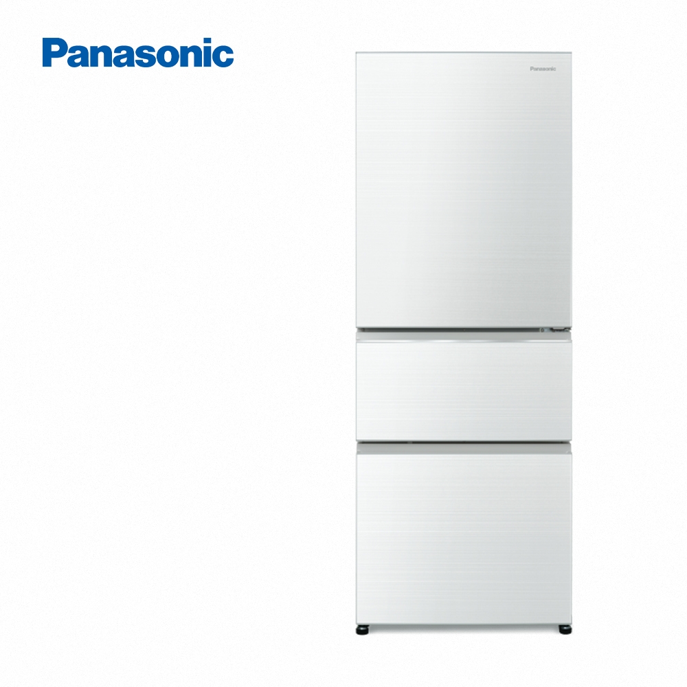 Panasonic國際牌 498公升 三門變頻 玻璃冰箱翡翠白 NR-C454HG-W