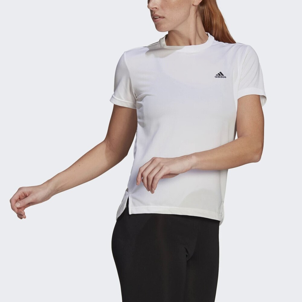 Adidas W 3S T [GL3812] 女 短袖 上衣 T恤 亞洲尺寸 運動 訓練 慢跑 健身 透氣 舒適 白