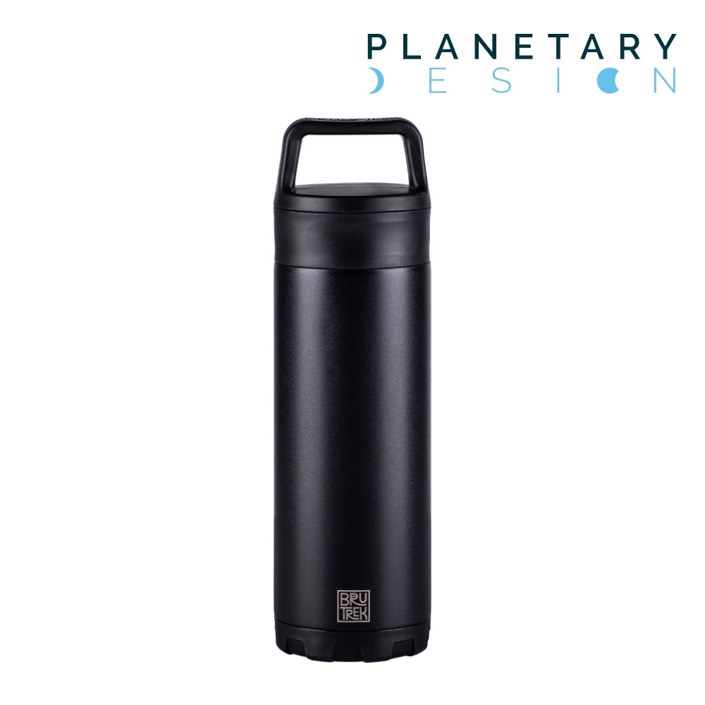 Planetary Design 雙蓋真空保溫瓶 BruTrekker Bottle TM1718 (18oz)【Obsidian 黑曜石】