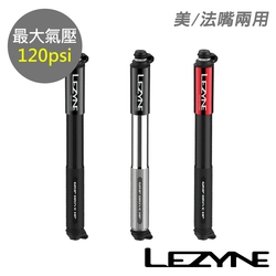 《LEZYNE》攜帶式打氣筒 120psi 美法嘴兩用 GRIP DRIVE HP-M 便攜式/灌風/灌氣/打氣/補胎