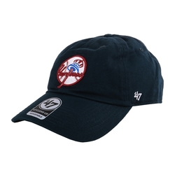 NEW ERA- 47品牌洋基徽章LOGO 棒球帽(海軍藍)