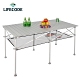LIFECODE 長型鋁合金蛋捲桌/折疊桌124x70cm (附桌下網+提袋) product thumbnail 2