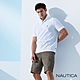 Nautica 男裝 素色質感透氣短袖POLO衫-白色 product thumbnail 1