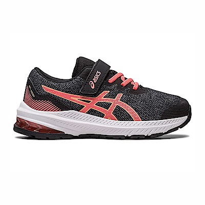 Asics Gt-1000 11 PS [1014A238-009] 中童 運動鞋 跑步 輕量 舒適 緩衝 黏帶扣 黑粉