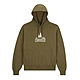 CONVERSE COUNTER CLIMATE GRAPHIC HOODIE 連帽上衣 帽T 女 綠色 10025035-A02 product thumbnail 1