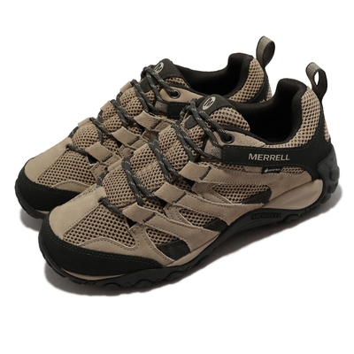 Merrell 戶外鞋 Alverstone GTX 男鞋 咖啡棕 黑 防水 登山鞋 麂皮 耐磨 ML135449