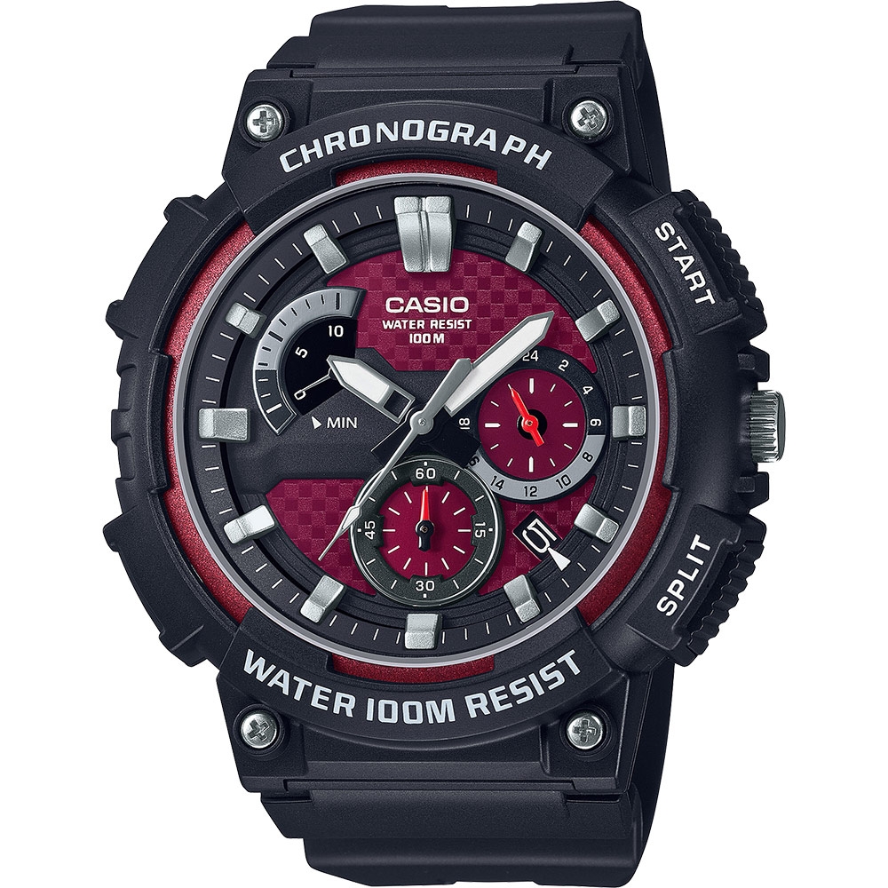 CASIO 卡西歐 賽車方格 指針式手錶 送禮推薦 MCW-200H-4A